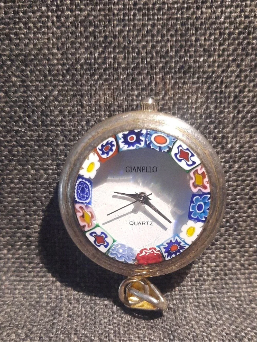925 Millefiori Pendant Watch in Multicolor